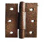Bisagra soldable T4 gofrado bronce 2-3/4" x 3" Grossor 8100600 (2 por paquete)