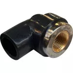 Codo potable PVC 90° SCH80 con inserto metalico 12 mm (1/2")