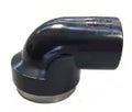 Codo potable PVC 90° SCH80 con inserto metalico 18 mm (3/4") Amanco