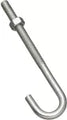 Tornillo gancho en J con tuerca 5/16" x 5" National Hardware N232-926