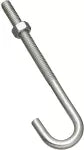 Tornillo gancho en J con tuerca 5/16" x 5" National Hardware N232-926