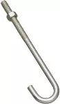 Tornillo gancho en J con tuerca 3/8" x 7" National Hardware N232-967