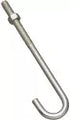 Tornillo gancho en J con tuerca 3/8" x 7" National Hardware N232-967