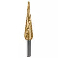 Broca escalonada titanio 13 escalones 1/8" a 1/2" Truper Expert BES-13X / 101551