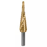 Broca escalonada titanio 13 escalones 1/8" a 1/2" Truper Expert BES-13X / 101551