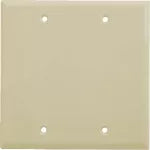 Placa ciega cuadrada marfil Eagle 2137-V
