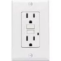 Tomacorriente doble 15A 125V GFCI blanco Decor Eagle GF15-W