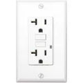 Tomacorriente doble 20A 125V GFCI blanco Decor Eagle GF20-W