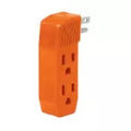 Multicontacto 3 tomas aterrizado tipo F 15A 127V naranja Volteck MUL-350 / 46803