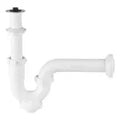 Sifón para lavatorio 32 mm (1-1/4") con desagüe plástico 22 cm de pared Foset CE-234 / 49508