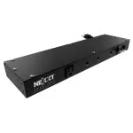 Regleta horizontal 9 tomas con supresor de picos 15A 125V negro Nexxt AW220NXT95