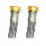 Tubo de abasto de acero para agua caliente 1/2" FIP x 1/2" FIP 80 cm Coflex EAB-I80