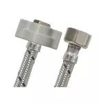 Tubo de abasto de acero para lavatorio y fregadero 3/8" COMP x 1/2" FIP 55 cm Coflex EAL-B55
