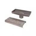 Drenaje lineal 40 x 8.89 cm de acero inoxidable salida de 50 mm (2") Coflex PC-551 (sust. PC-501)