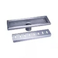 Drenaje lineal 30 x 10.31 cm de acero inoxidable salida de 50 mm (2") Coflex PC-506