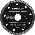 Disco de corte diamantado turbo fino 4-1/2" (115 mm) x 22.23 mm Kualox KX-DY008
