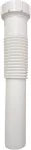 Extensión flexible para desagüe 1-1/4" x 8" plástica Uniflex