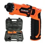 Atornillador 1/4" inalambrico 7.2V con 82 accesorios Kualox KX-ET001