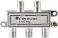 Distribuidor coaxial CATV splitter 1 entrada 4 salidas 900 MHz GE 35047