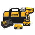 Llave de impacto 1/2" inalambrica 20V alta torsion 1030 ft-lbs Dewalt DCF900P2 (incluye cargador y 2 baterias 5Ah)