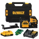 Laser cruzado verde 85 metros inalambrico 20V XR Dewalt DCLE34020G-QU (incluye cargador y bateria 2Ah)