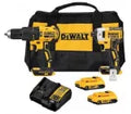Kit taladro percutor y atornillador de impacto inalambricos 20V Dewalt DCK276D2-B3 (incluye cargador y 2 baterias 2Ah)