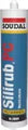 Sellador silicon para policarbonato Silirub PC 300 mL Soudal 123600 (transparente)