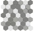 Mosaico Hexa Mix Grey 30.5 x 26.5 cm YX-WL48-115