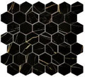 Mosaico Hexa Negra XLW 30.2 x 26.2 cm YXL73-1031