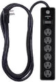 Regleta 6 tomas con protector de voltaje 600J cable de 3 metros negro GE 37442