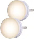 Luz de noche LED con sensor de luz blanco GLO Dot GE 43950 (2 por paquete)