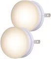 Luz de noche LED con sensor de luz blanco GLO Dot GE 43950 (2 por paquete)