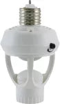 Sensor de luz para socket E27 con temporizador ajustable 360° blanco GE 10458