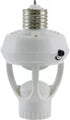 Sensor de luz para socket E27 con temporizador ajustable 360° blanco GE 10458