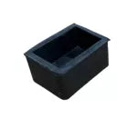 Taco de hule externo 25 x 50 mm (1" x 2")