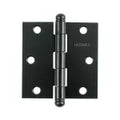 Bisagra cuadrada 3" cabeza redonda negra Hermex BC-306R / 46919