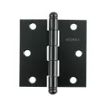 Bisagra cuadrada 3" cabeza redonda negra Hermex BC-306R / 46919