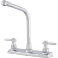 Griferia para fregadero de 8” cuello ganso alto cromo Pfister 036-PF0C