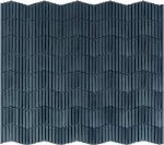 Mosaico mate Piano Forte Small Nero 26 x 30 cm
