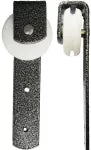 Rodin para perlin doble rol 3" recto gofrado plata 400 libras nylon Grossor 7105511