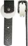 Rodin para angulo doble rol 3" recto gofrado plata 400 libras nylon Grossor 7105512