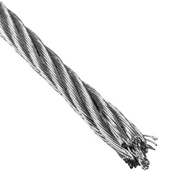 Cable de acero 3/8" (9.5 mm) sin forro