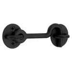 Aldaba de privacidad con gancho 4" negro National Hardware N700-153