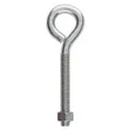 Anclaje perno de anillo con tuerca 1/2" x 6" galvanizado National Hardware N221-317