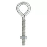 Anclaje perno de anillo con tuerca 1/4" x 3" galvanizado National Hardware N221-119