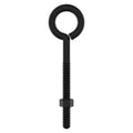 Anclaje perno de anillo con tuerca 3/8" x 5" negro National Hardware N820-098