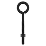 Anclaje perno de anillo con tuerca 3/8" x 5" negro National Hardware N820-098