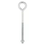Anclaje perno de anillo con tuerca 5/16" x 6" zincado National Hardware N221-242