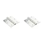 Bisagra de pasador extraible V504 3-1/2" zincado National Hardware N195-669 (2 por paquete)