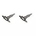 Bisagra decorativa en T 7” negro National Hardware N165-480 (2 por paquete)